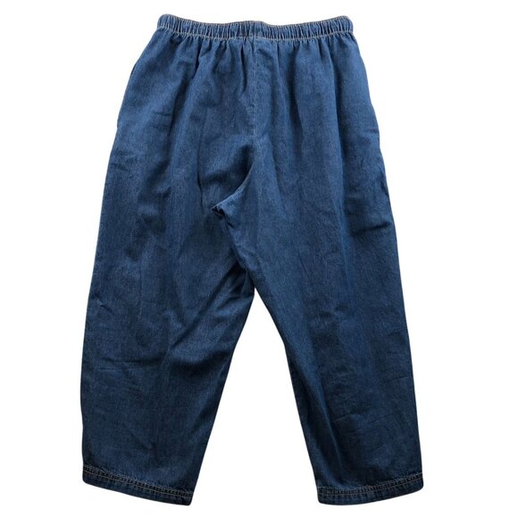 Denim Blue Sleeveless Jumpsuit - Picture 5 of 14